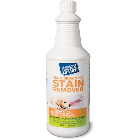 Motsenbockers Lift Off Stain Remover, Pet/Drink/Food, Multi-surface, 32oz WE, PK 6 MOT40503CT